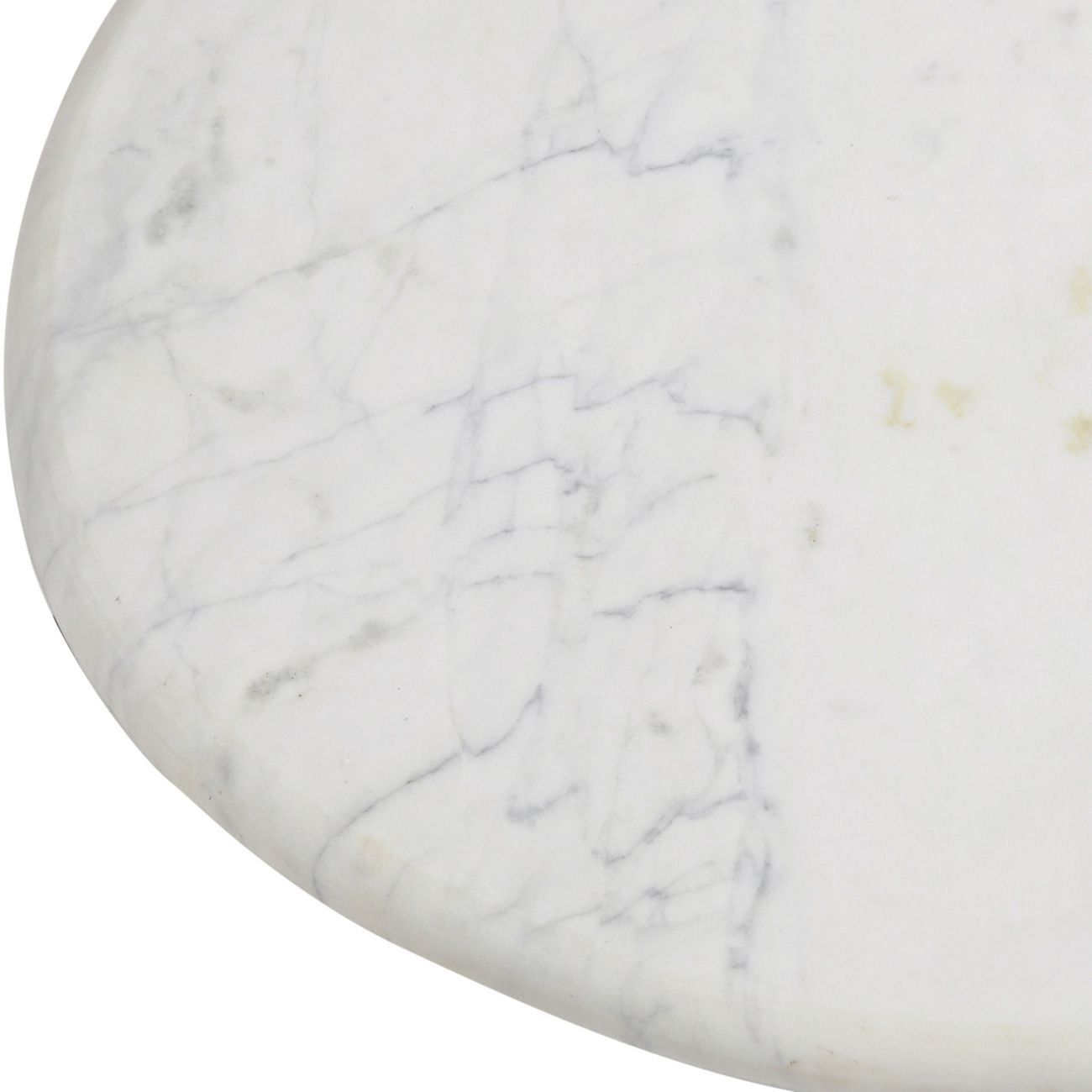 Nolita White Marble & Antique Gold Iron Coffee Table